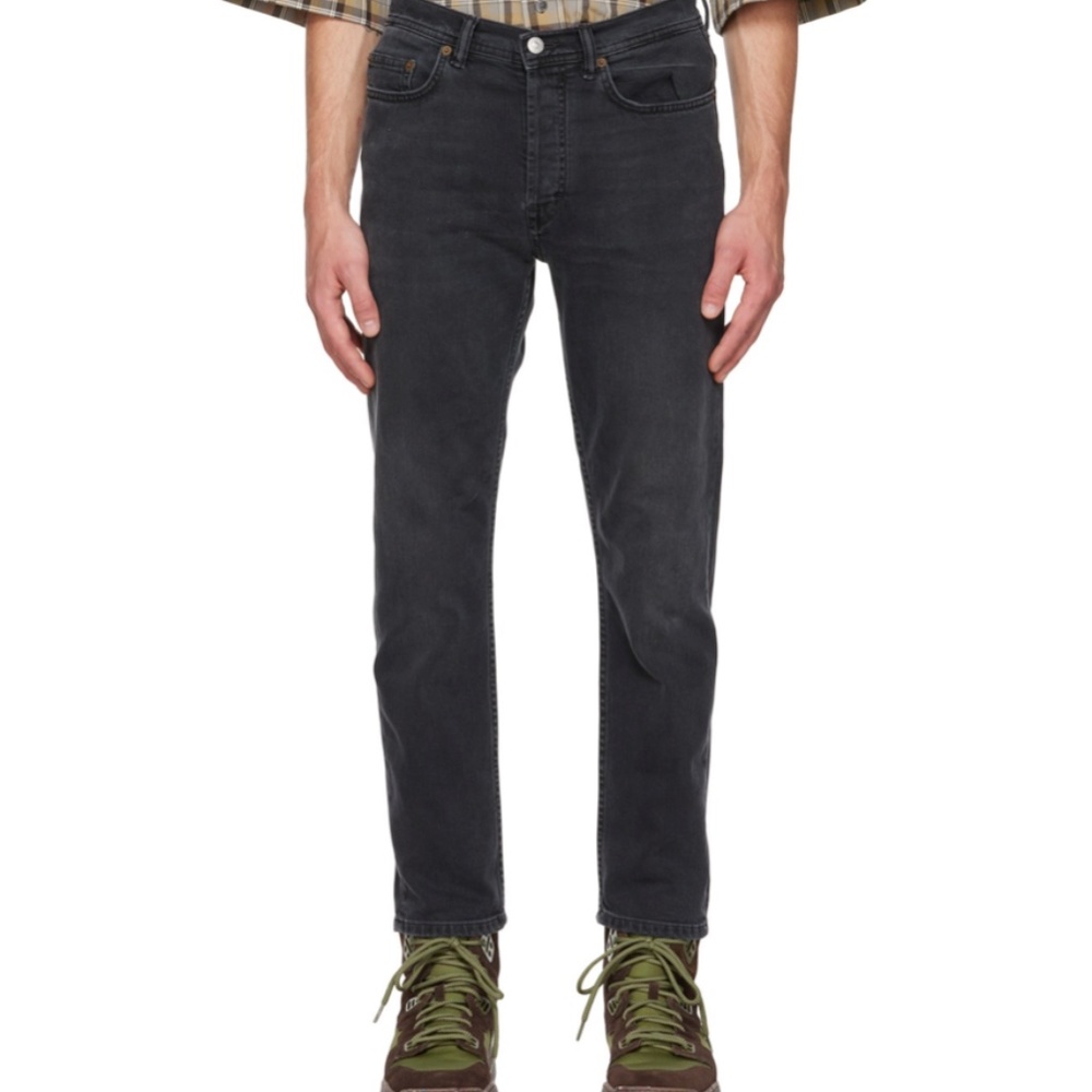 Men's Acne "River" Jeans in Town Black Size 31/34
